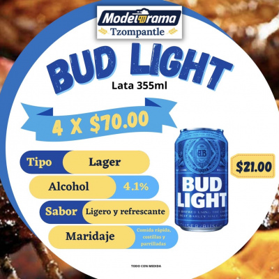 Bud Light Lata 355ml