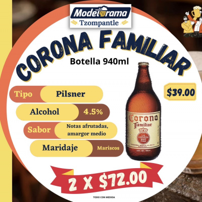 Corona Extra Familiar 940ml