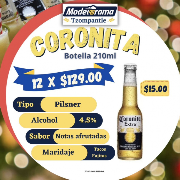 Coronita Cuarto 210ml