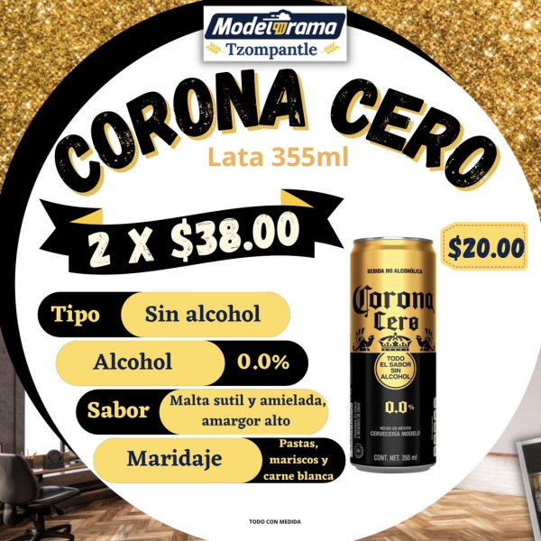 Corona Cero Lata 355ml
